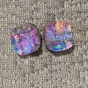 Glass earrings